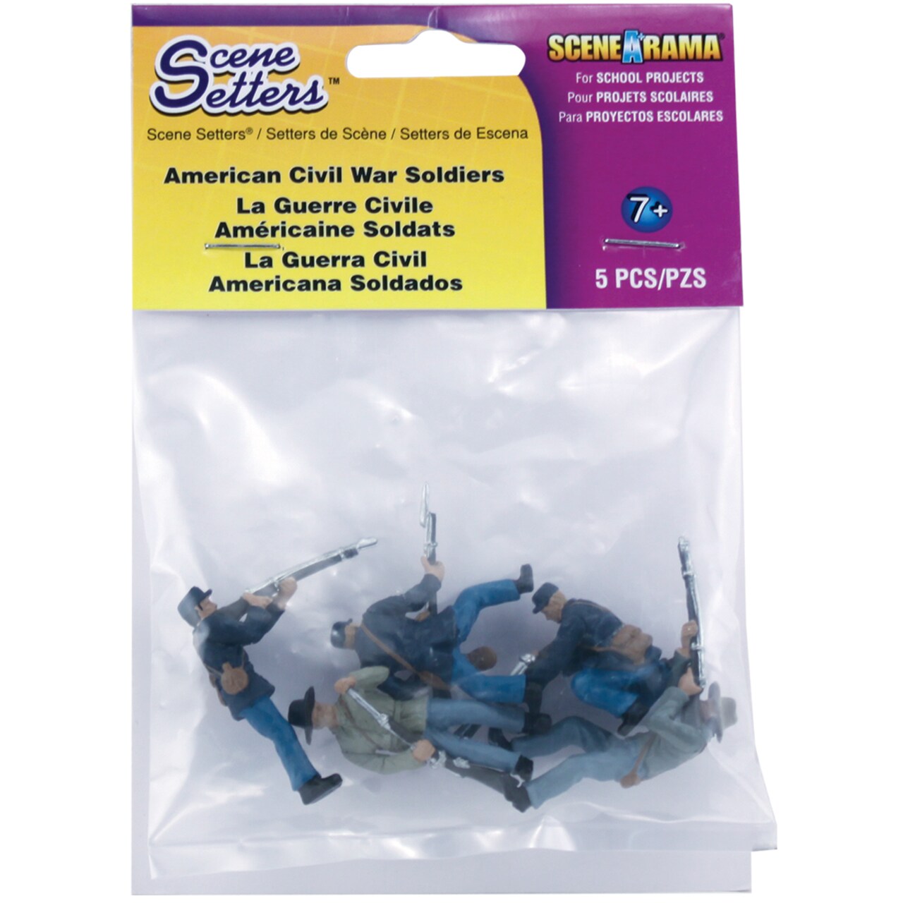 SceneARama Scene Setters(R) Figurines-American Civil War Soldiers 5/Pkg